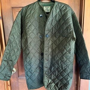 Army liner jacket.